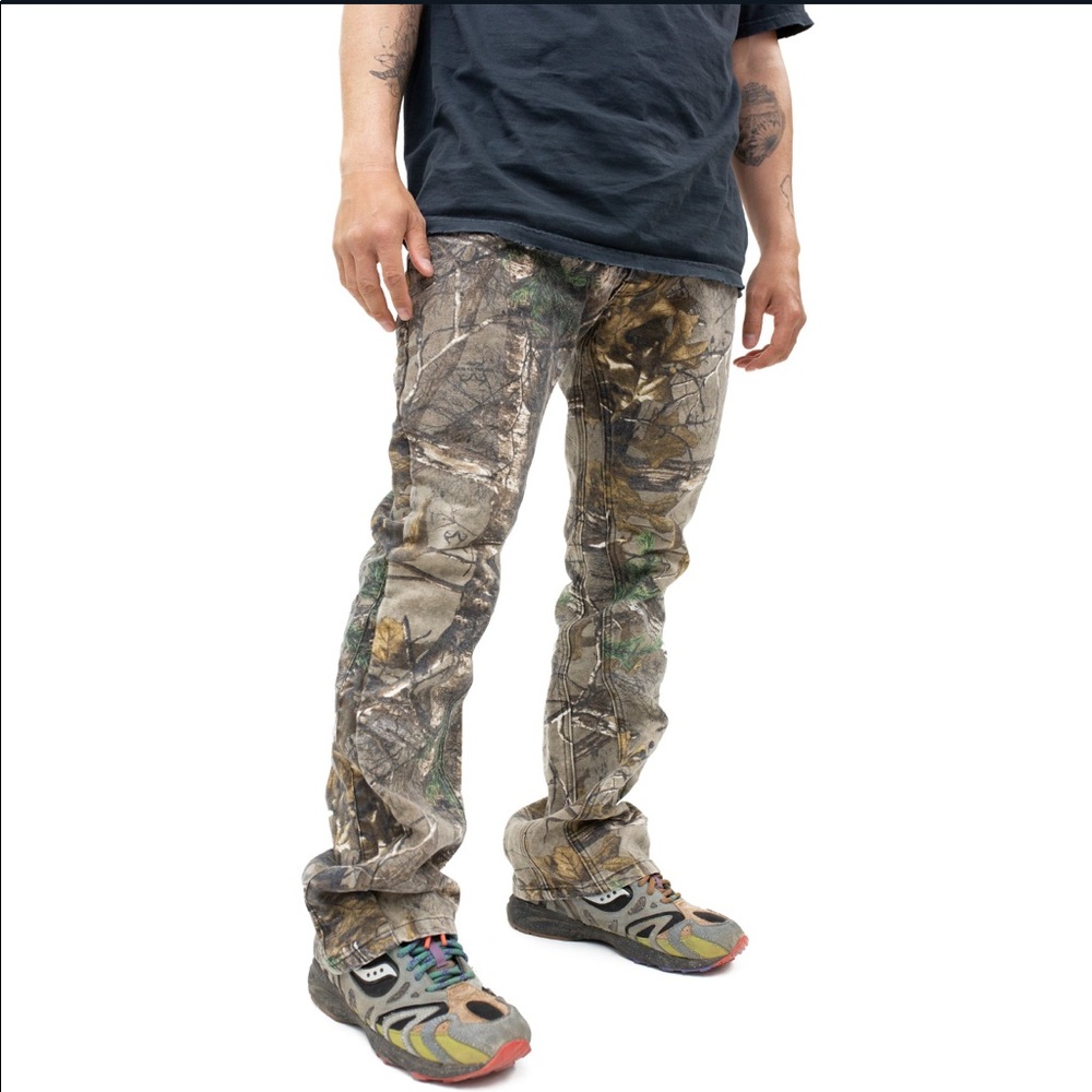 Mint Crew Flare Work Pants ‘Real Tree’ SZ 38